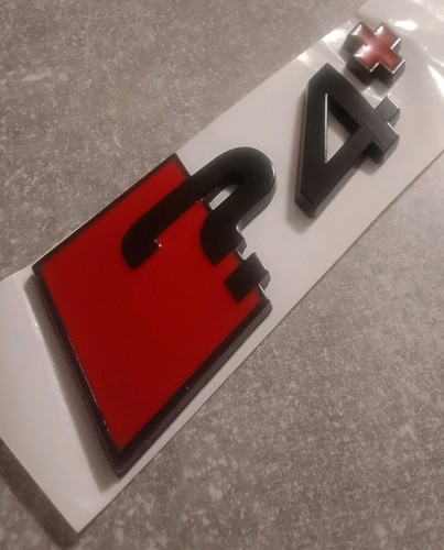 Audi rs4 emblema logo - audi, badge